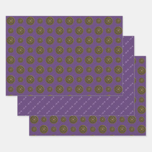 Juego de papel de ajuste Sagittarius Mandala