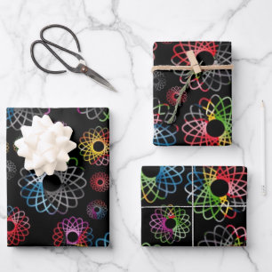 Juego de papel de ajuste - Spirograph Mete Black M