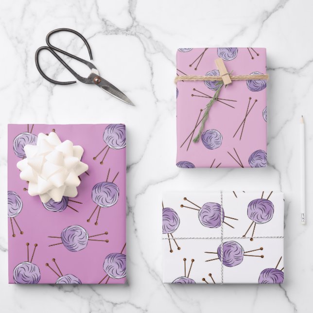 Juego de papel de envolvimiento de amor de 3 (Anverso)