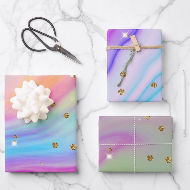 Juego de papel de envolvimiento de fantasía (3) (Anverso)