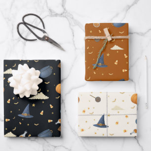 Juego de papel de envolvimiento de Halloween