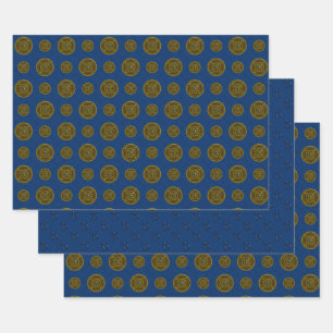 Juego de papel de envolvimiento de manala de Capri