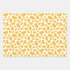 Juego de papel de envolvimiento de regalo de baño 