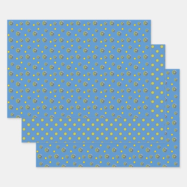Juego de papel de envolvimiento de sol de verano (Set)