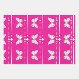 Juego de papel de envolvimiento Holo Diamond B'fly