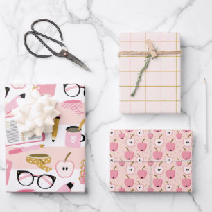 Juego de papel de envolvimiento para Chicas de la 