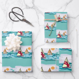 Juego de papel de envolvimiento para diseño de vel