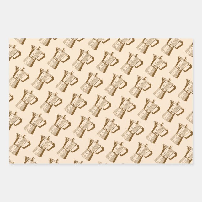 Juego de Papel de envolvimiento para el café de ép (Anverso)