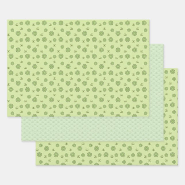 Juego de papel de envolvimiento para el Día de San (Set)