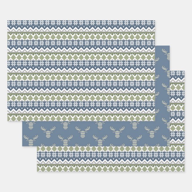 Juego de papel de envolvimiento para suéter de inv (Set)