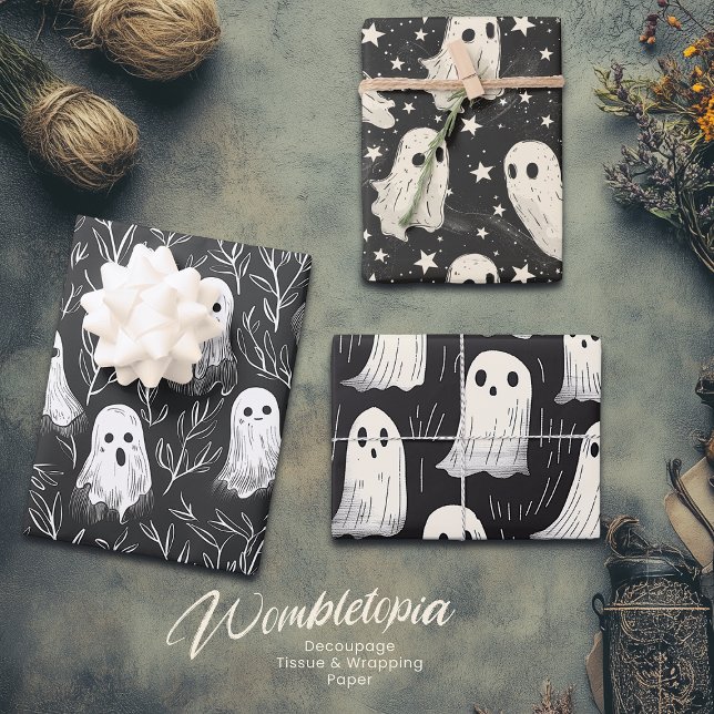 Juego de papel de Halloween con fantasmas de sabor (Subido por el creador)