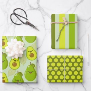 Juego de Papel de Regalo de Aguacates Tontos