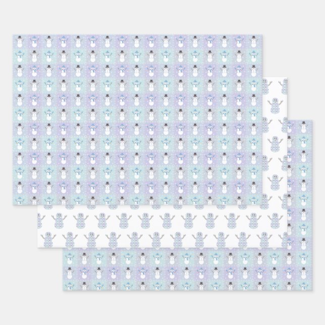 Juego de Papel de Regalo de Colcha de Invierno (Set)