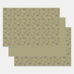 Juego de Papel de Regalo de Swallowtail Africano
