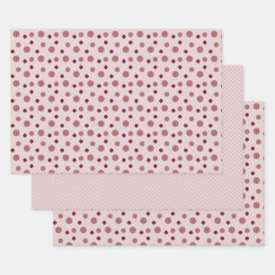Juego de Papel de Regalo para San Valentín con Enc