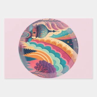 Juego de Papel de Regalo Pastel Fantasy – Personal