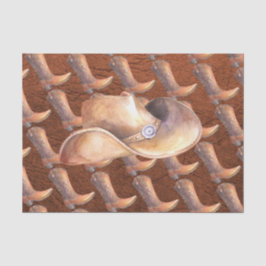 Juego de papel de tejidos (2) Gorra de vaqueros y 