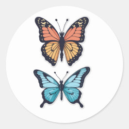 Juego de Pegatinas Butfly Duo - Monarca y azul