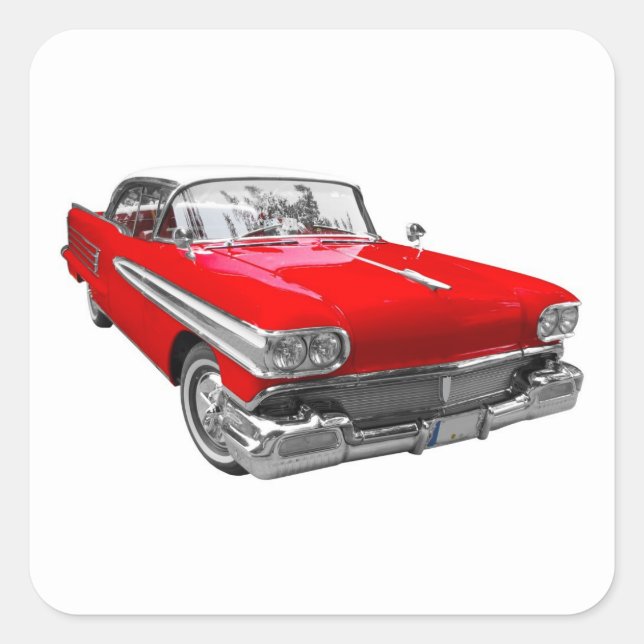 Juego de Pegatinas clásicos de coches antiguos (Anverso)