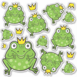 Juego de Pegatinas de Personalizados de rana