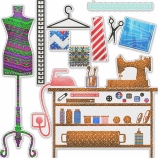 Juego de Pegatinas de sastre