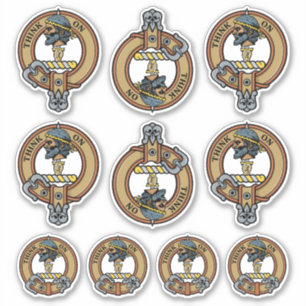 Juego de pegatinas del blasón del clan MacLellan