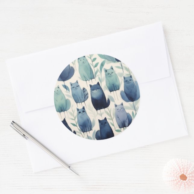 Juego de Pegatinas para gatos perfecto para regalo (Sobre)