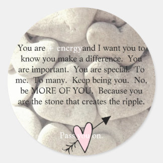 Juego de Pegatinas Pass You On de 20, 1.5"