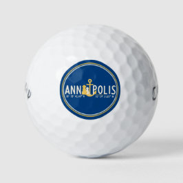 Juego de pelotas de golf para perros anclados en A