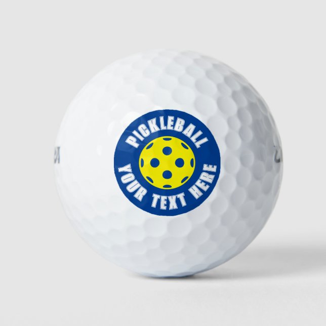 Juego de pelotas de golf personalizado con el logo (Anverso)