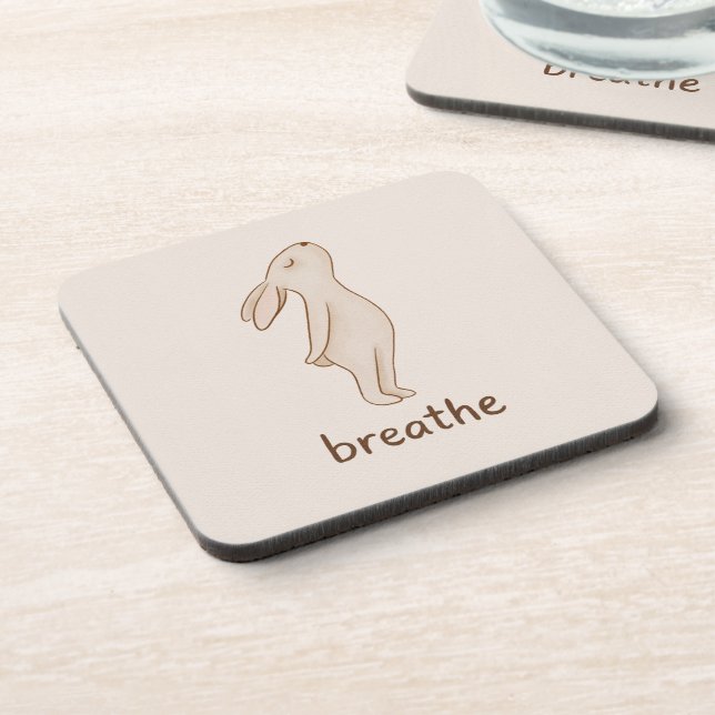 Juego de Posavasos Breathe Bunny (Lado Izquierdo)