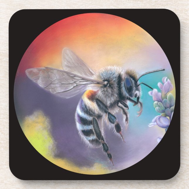 Juego de posavasos de abeja (Frente)