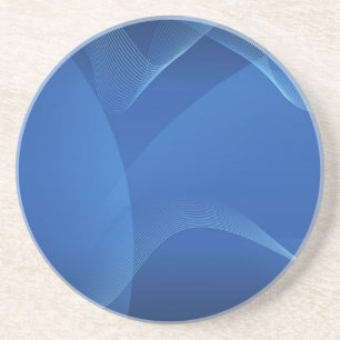 Juego de Posavasos de Arenisca Blue Waves