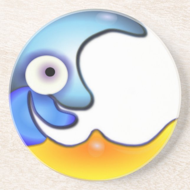 Juego de Posavasos de Arenisca de Luna Loca (Frente)