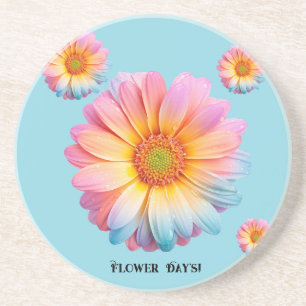 Juego de Posavasos de Arenisca (Día de las Flores)