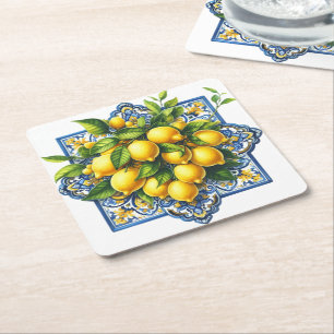 Juego de Posavasos de Papel - Limones