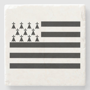 Juego de Posavasos de Piedra con Bandera Patriótic