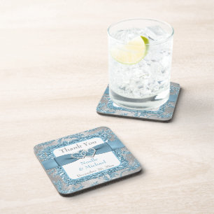 Juego de Posavasos para Recuerdos de Boda de País 