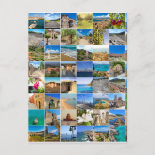 Juego de postales para Grecia del Peloponeso - Eur