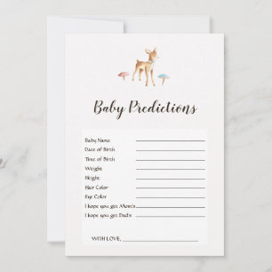Juego de predicciones de Baby Shower para beer de 