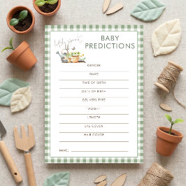 Juego de Predicciones Little Sprout Tarjeta para B