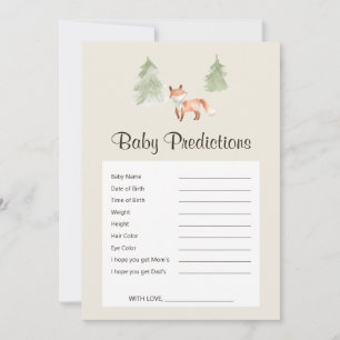 Juego de Predicciones para Bebés de Woodland Fox B