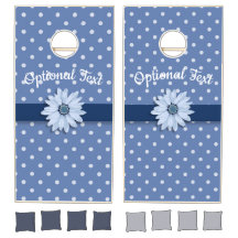 Juego de puntas azules y agujeros de margarita