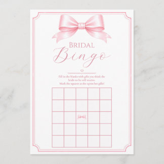 Juego de regalo de bingo personalizable rosa para