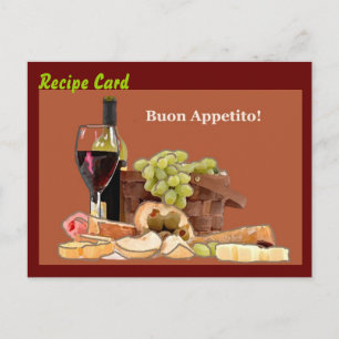 Juego de regalo de tarjeta de receta - Apetito de
