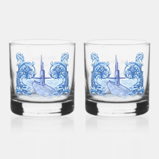 Juego de regalo de vasos de Whiskey para submarino