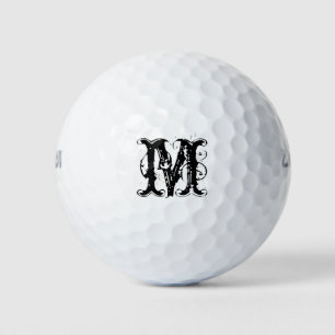 Juego de regalos de bolas de golf con letra inicia