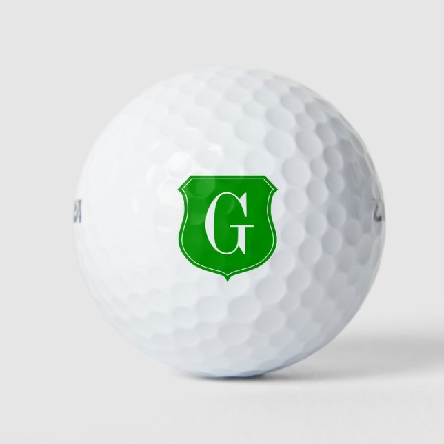 Juego de regalos monogramados de bolas de golf par (Anverso)