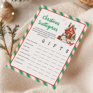 Juego de Scattegories para Fiesta de Navidad