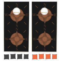 Juego de tablero de agujeros de brújula Rosa